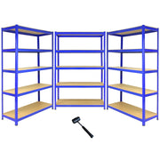 Pack of 3 T-Rax 1200mm x 450mm x 1800mm Blue