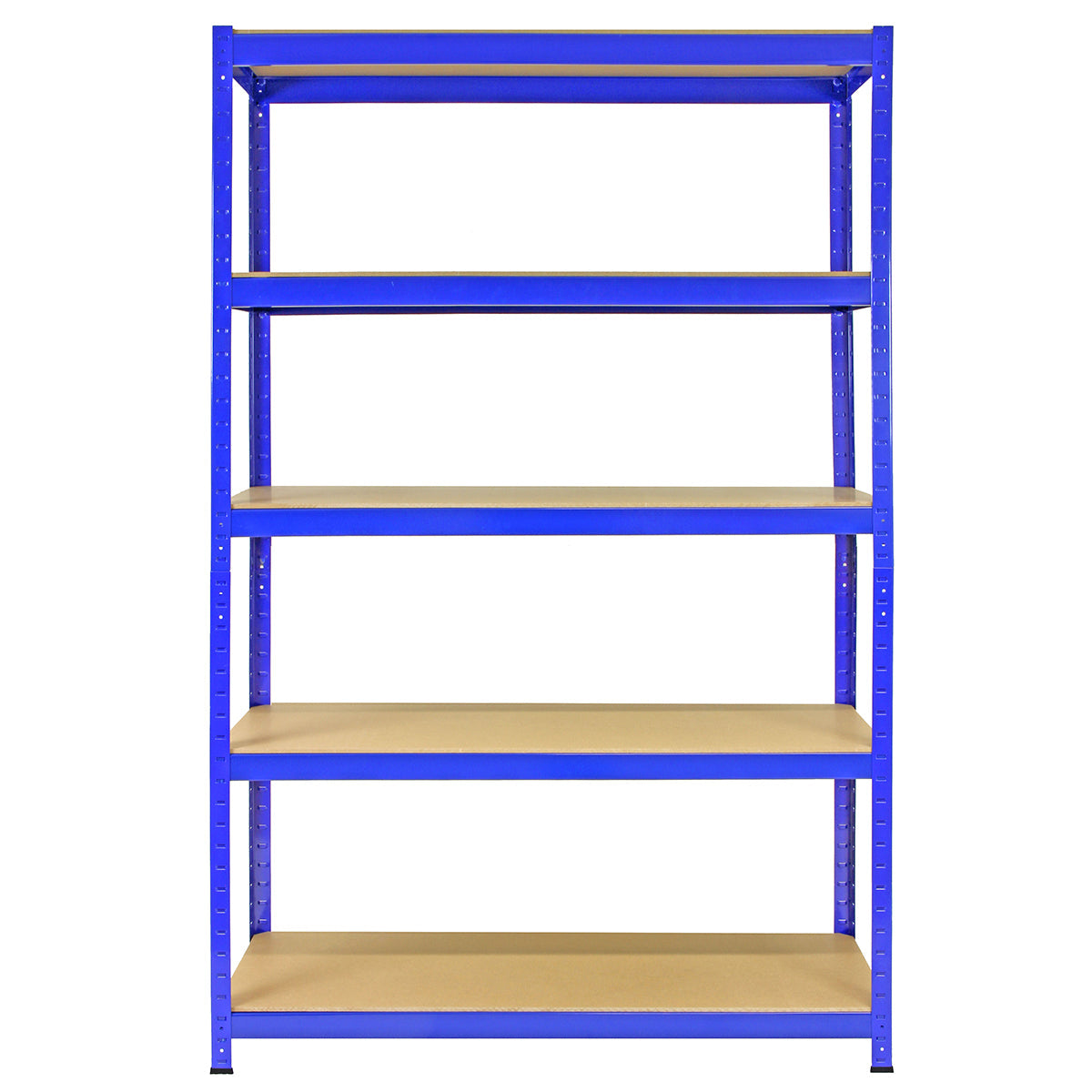 5-Pack T-Rax Storage Shelving, 1200 mm x 450 mm x 1800 mm, Blue