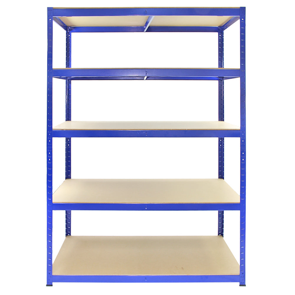 Monster Racking T-Rax Strong Storage Shelves – Blue, 120 cm W x 60 cm D – Set of 10