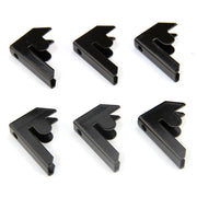 Monster Racking T-Rax Bay Connector Clips for Garage Shelving – Pack of 6 – Black