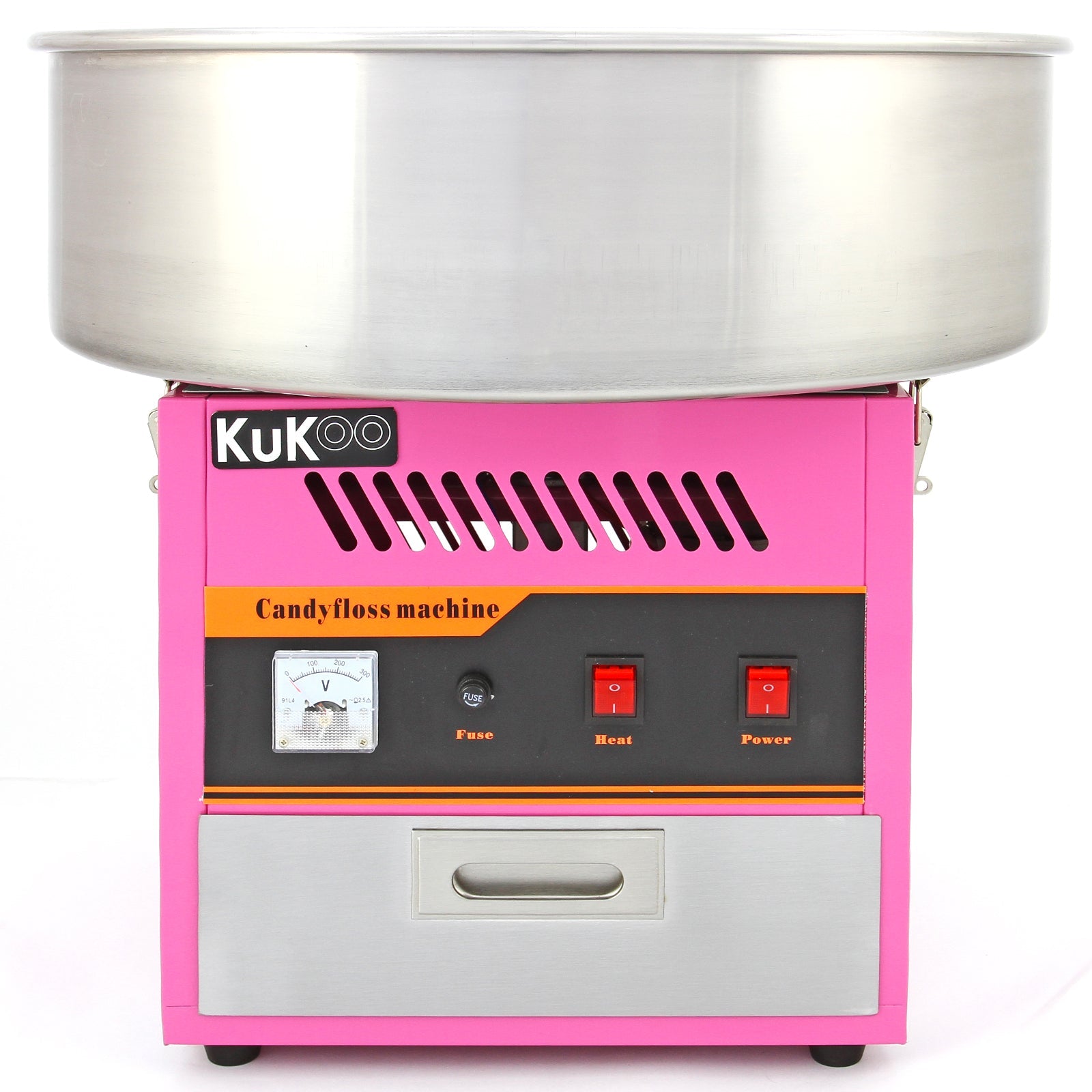 KuKoo Candy Floss Machine with Protective Dome