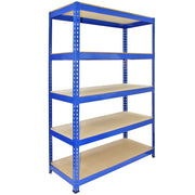Q-Rax Blue Metal Racking Units – Pack of 10, 120 x 50 x 180 cm