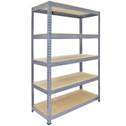 Q-Rax Grey Metal Racking Units – Pack of 10, 120 x 50 x 180 cm