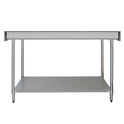 5-Foot Catering Bench with Single Over-Shelf