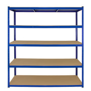 Monster Racking T-Rax Extra-Wide Storage Shelves – Blue – 160 cm W x 60 cm D