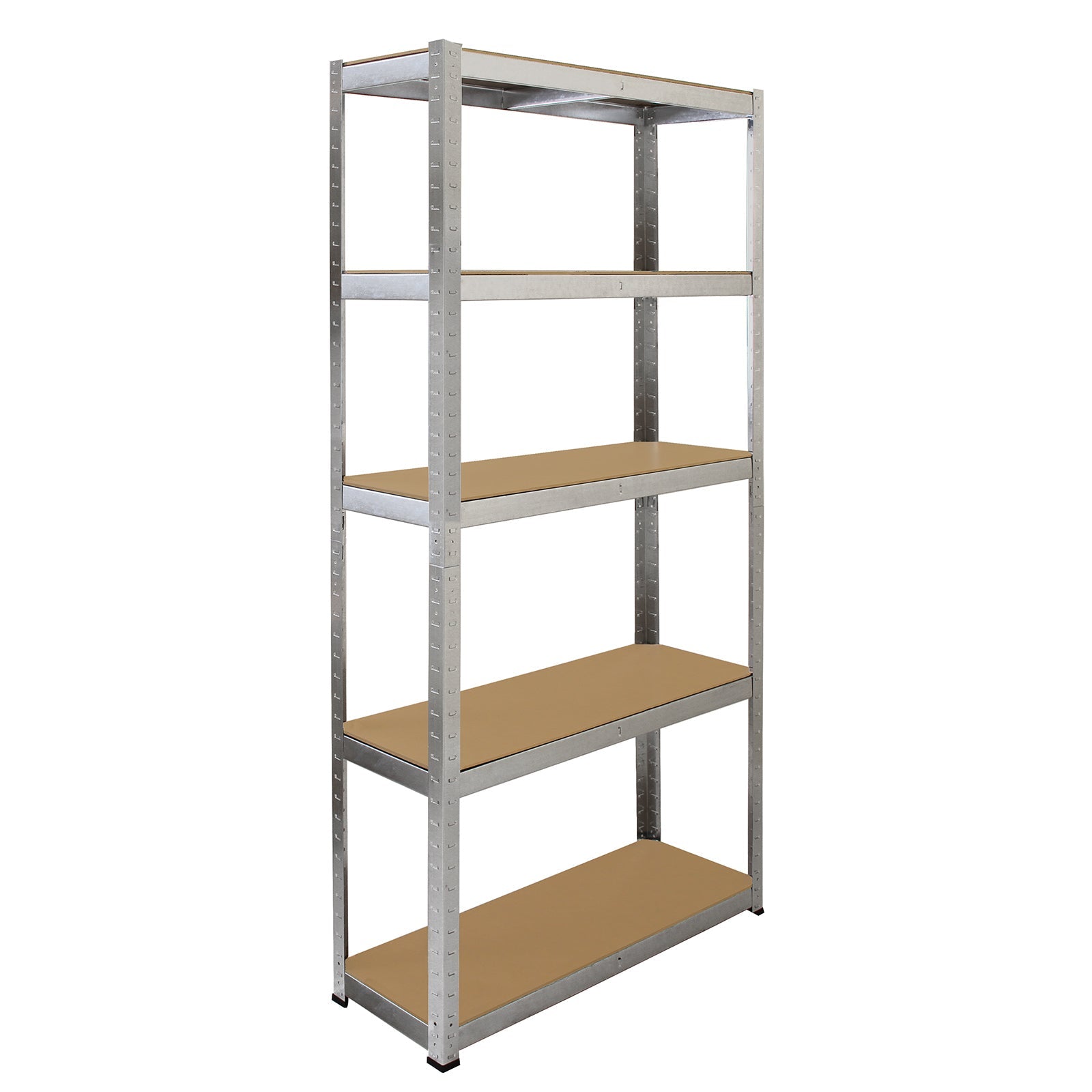 Monster Racking Galwix 4-Shelf Set, Galvanised Steel Shelves, 90 cm Wide