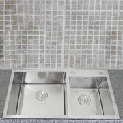 KuKoo Double-Bowl Stainless Steel Kitchen Sink