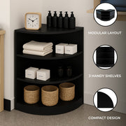 LM60 Corner Counter for Retail Shops - Black
