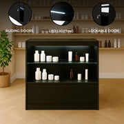 C900 LED Retail Shop Counter - Black