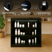 K900 LED Retail Counter - Black