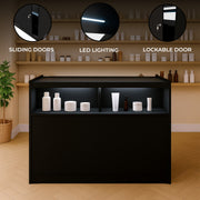 B1200 LED Retail Counter - Black