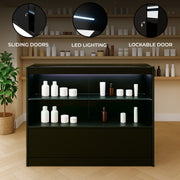 C1200 LED Retail Counter - Black