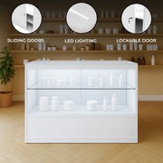 LED Retail Shop Counter C1200 White