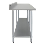 7-Foot Stainless Steel Commercial Catering Table