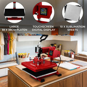 PixMax 38cm Swing-Away Heat Press and Printer