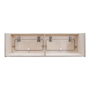 Overhead Camper Cabinet with Black Trim – 120 cm x 35 cm x 35 cm