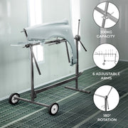 T-Mech Rotary Paint Panel Stand for Automotive Panels