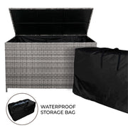 Grey Rattan Storage Box – 582 L
