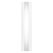 Flat Mirror Radiator 1800 x 425 mm White