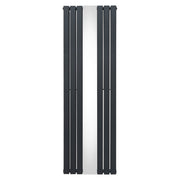 Flat Mirror Radiator 1800 mm x 565 mm – Anthracite Grey
