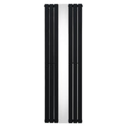 Flat Mirror Radiator 1800mm x 565mm - Black