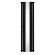 Oval Mirror Radiator 1800 x 500 mm - Black