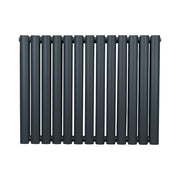 Oval Column Radiator - 600 x 780 mm - Anthracite Grey