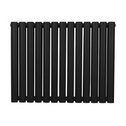 Oval Column Radiator - 600 x 780 mm - Black