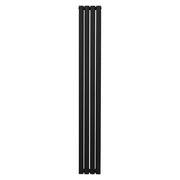Oval Column Radiator 1800 x 240 mm – Black