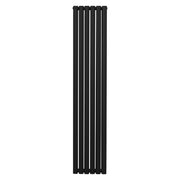 Oval Column Radiator 1800 x 360 mm - Black
