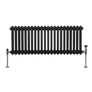 Traditional Two-Column Radiator 300 x 1012 mm Black