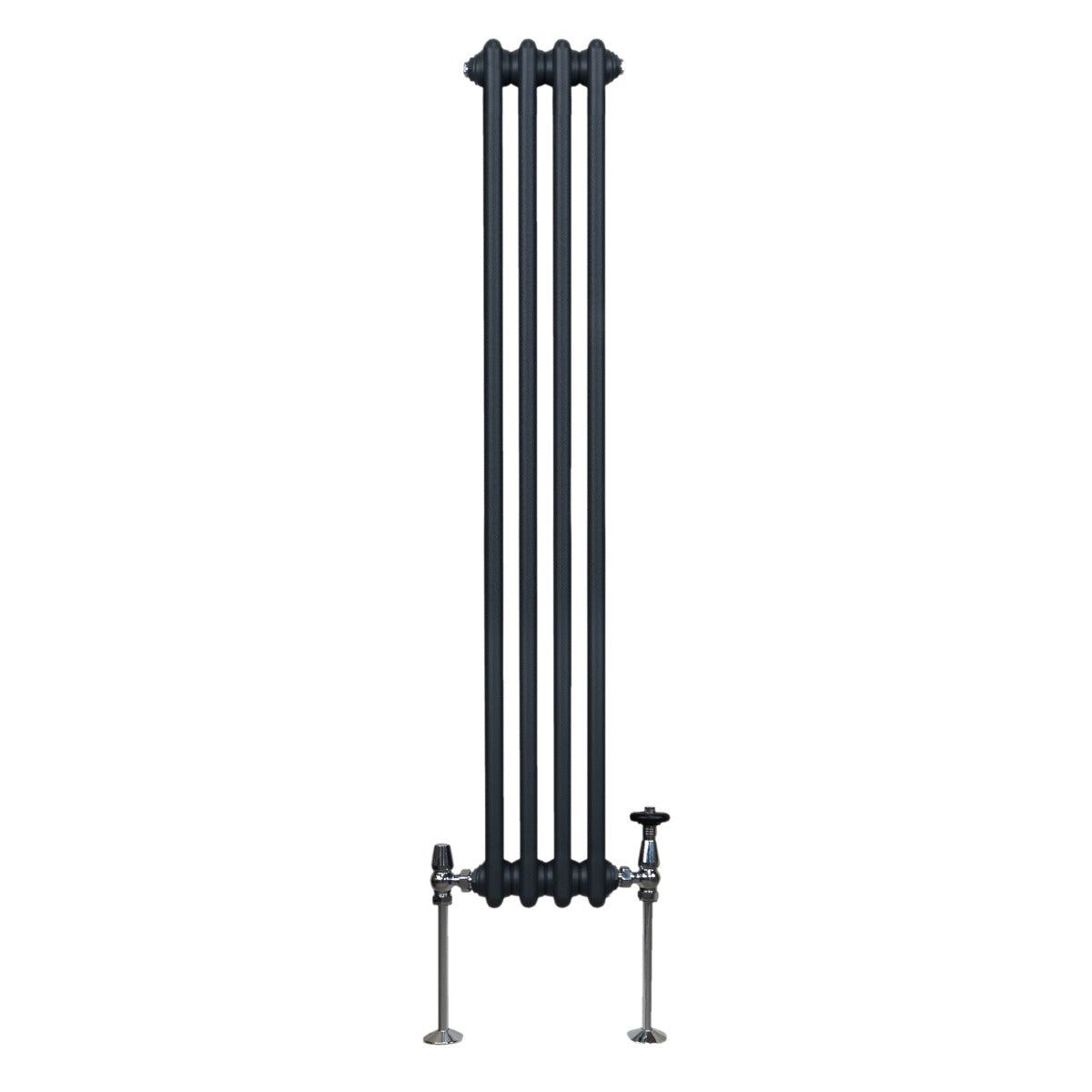 Traditional 2-Column Radiator – 1500 x 202 mm – Anthracite Grey
