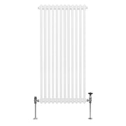 Traditional Two-Column Radiator - 1500 x 562 mm - White