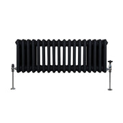 Traditional 3-Column Radiator, 300 x 832 mm, Black
