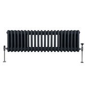 Traditional 3-Column Radiator – 300 x 1012 mm – Anthracite Grey