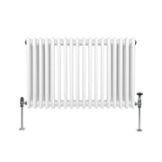 Traditional 3-Column Radiator 600 x 832 mm White