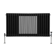 Traditional 3-Column Radiator, 600 x 1012 mm, Black