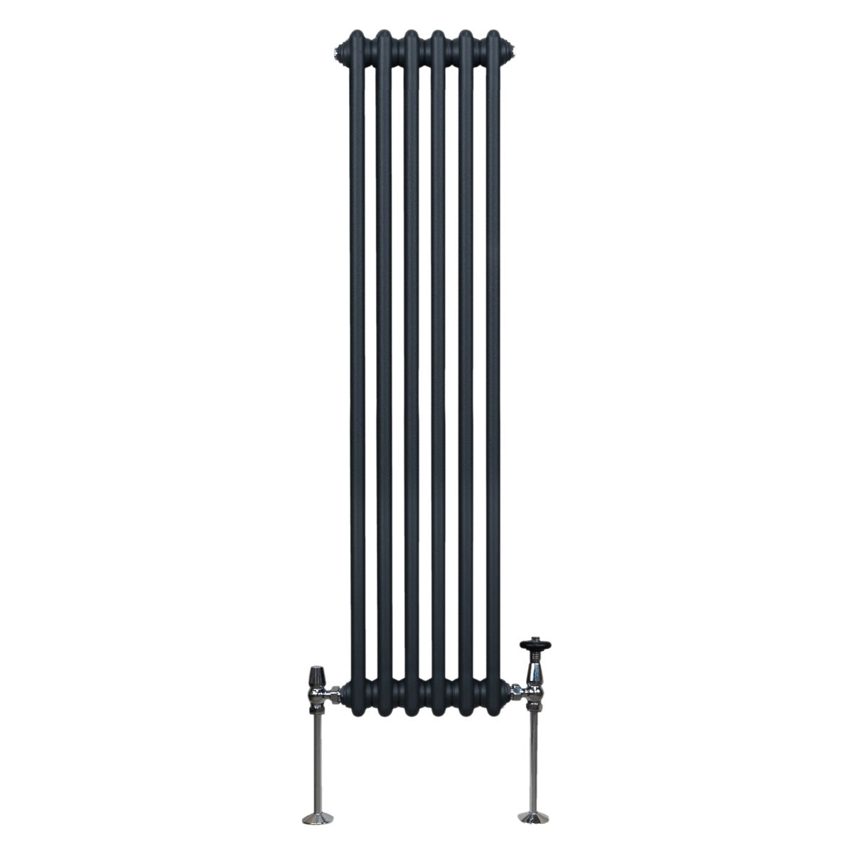 Traditional 3-Column Radiator 1500 x 292 mm Anthracite Grey