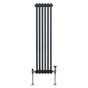 Traditional 3-Column Radiator 1500 x 292 mm Anthracite Grey