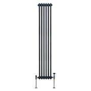 Traditional 3-Column Radiator, 1800 x 292 mm, Anthracite Grey