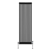 Traditional 3-Column Radiator - 1800 x 472 mm - Black