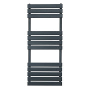 Anthracite Grey Flat Panel Towel Radiator – 1200 x 450 mm