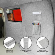 Van Carpet Lining and Storage Pouches – Silver Grey
