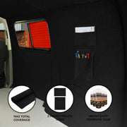 Black Van Carpet Lining Kit with Storage Pouches and Adhesive Glue
