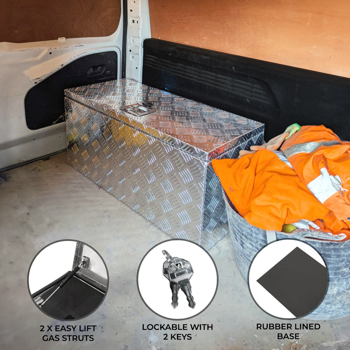 Aluminium Toolbox 102 L – Extra Large