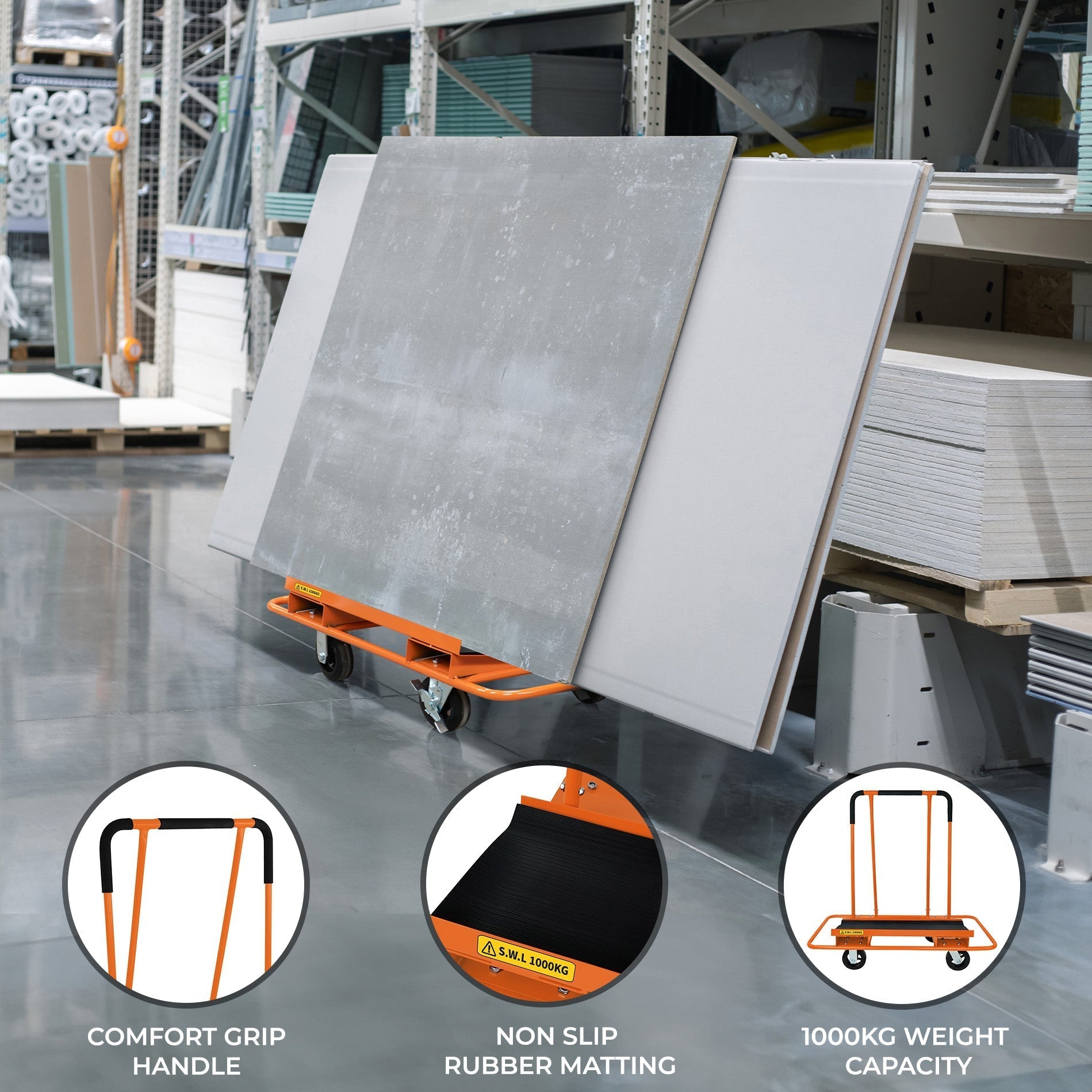Drywall Cart for Plasterboard Sheets – Plasterboard Trolley
