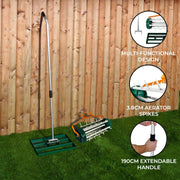 50 cm Lawn Leveler and Aerator – Green