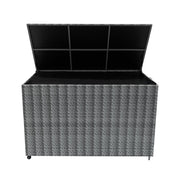 Grey Rattan Storage Box, 996 L Capacity