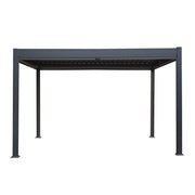 Aluminium Pergola with Anthracite Blinds – 3m x 4m