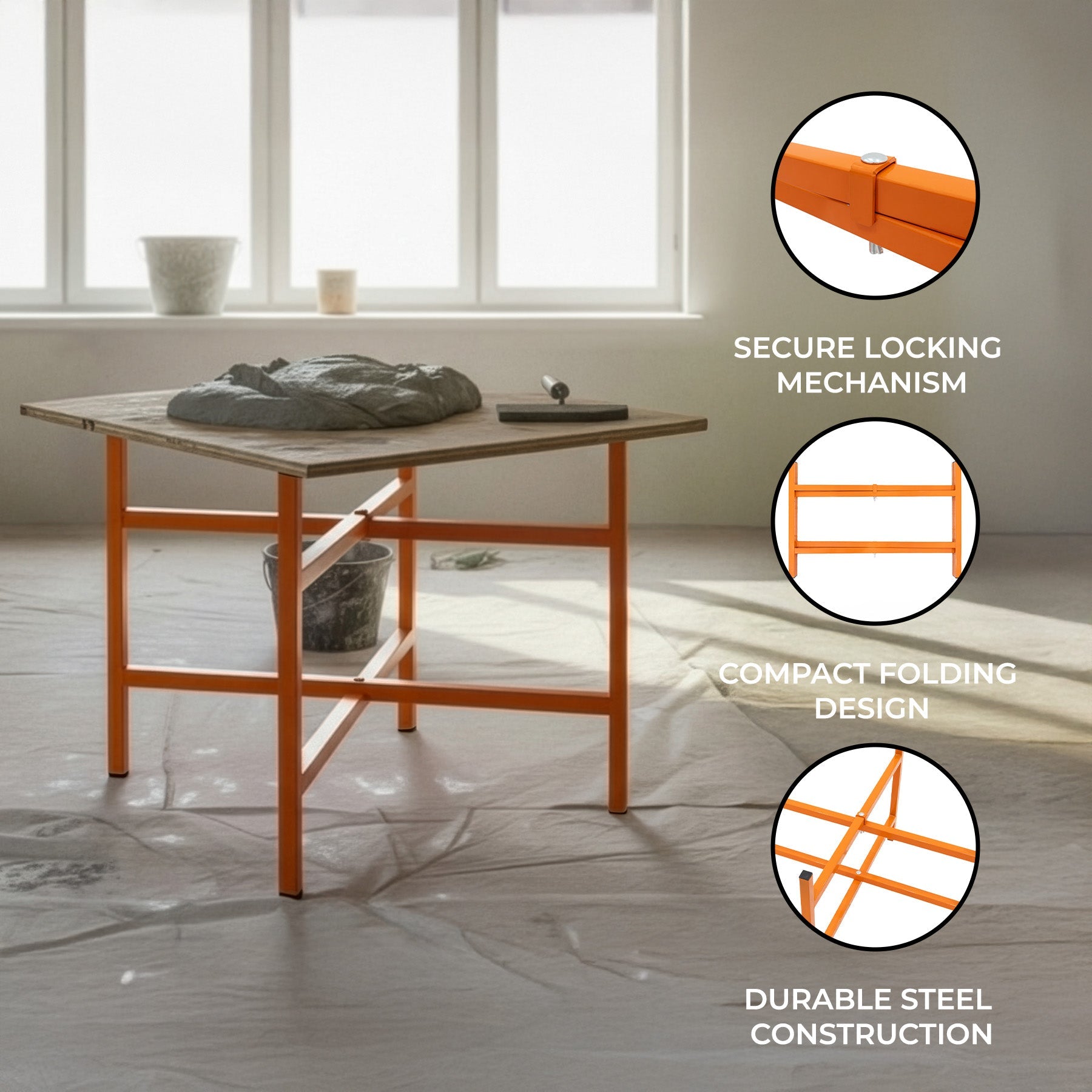 Mortar Board Stands – Set of 3, 500 mm High